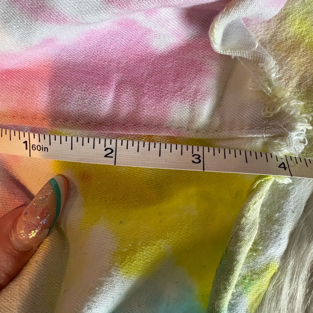 Judy blue colorful Tie-Dye Women's Shorts - Picture 9 of 10